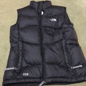 Black North Face vest