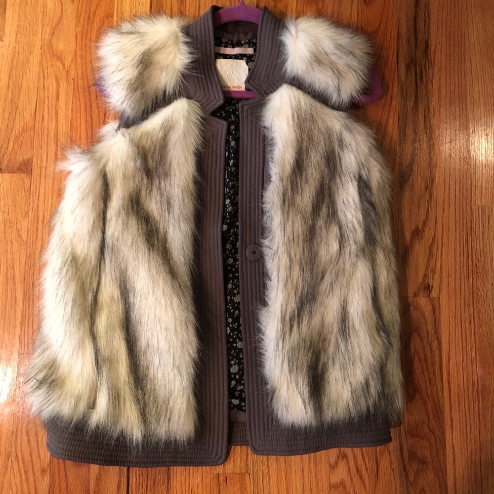 Rebecca Taylor Faux Fur Vest