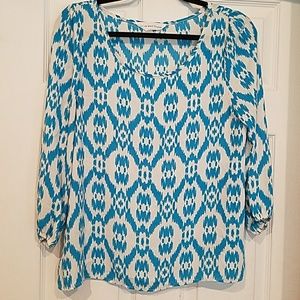 Peach Love Cream brand tunic