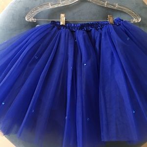 Tulle blue skirt