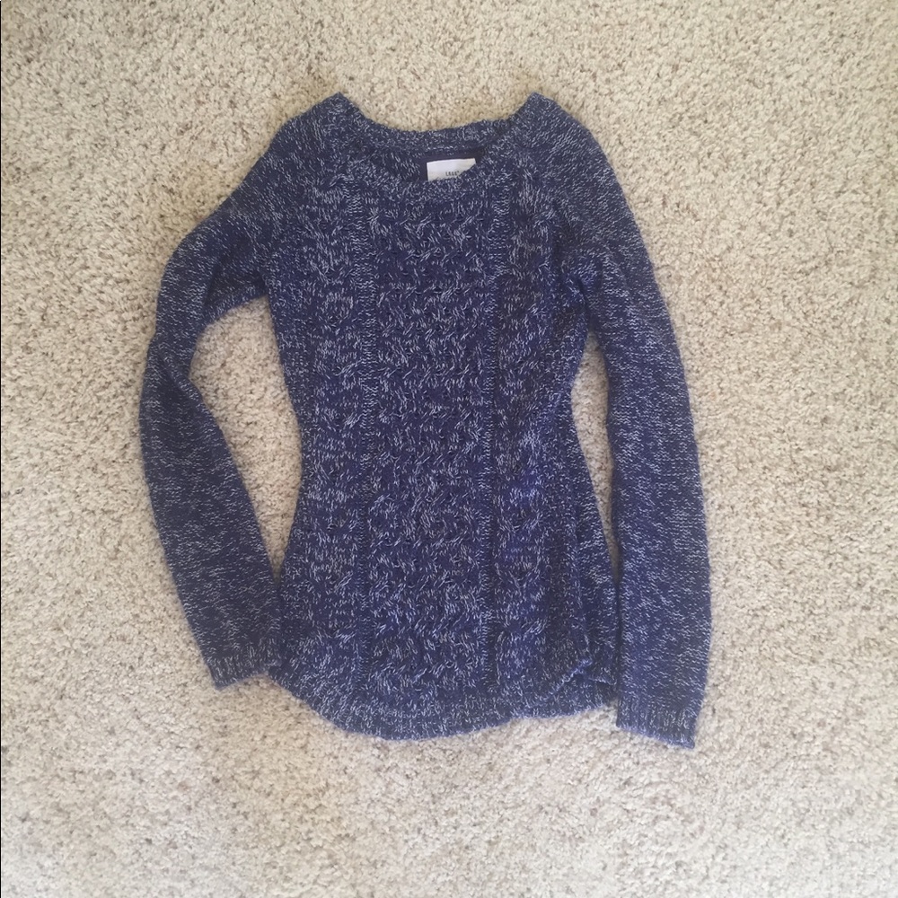 Blue sweater. H&M.