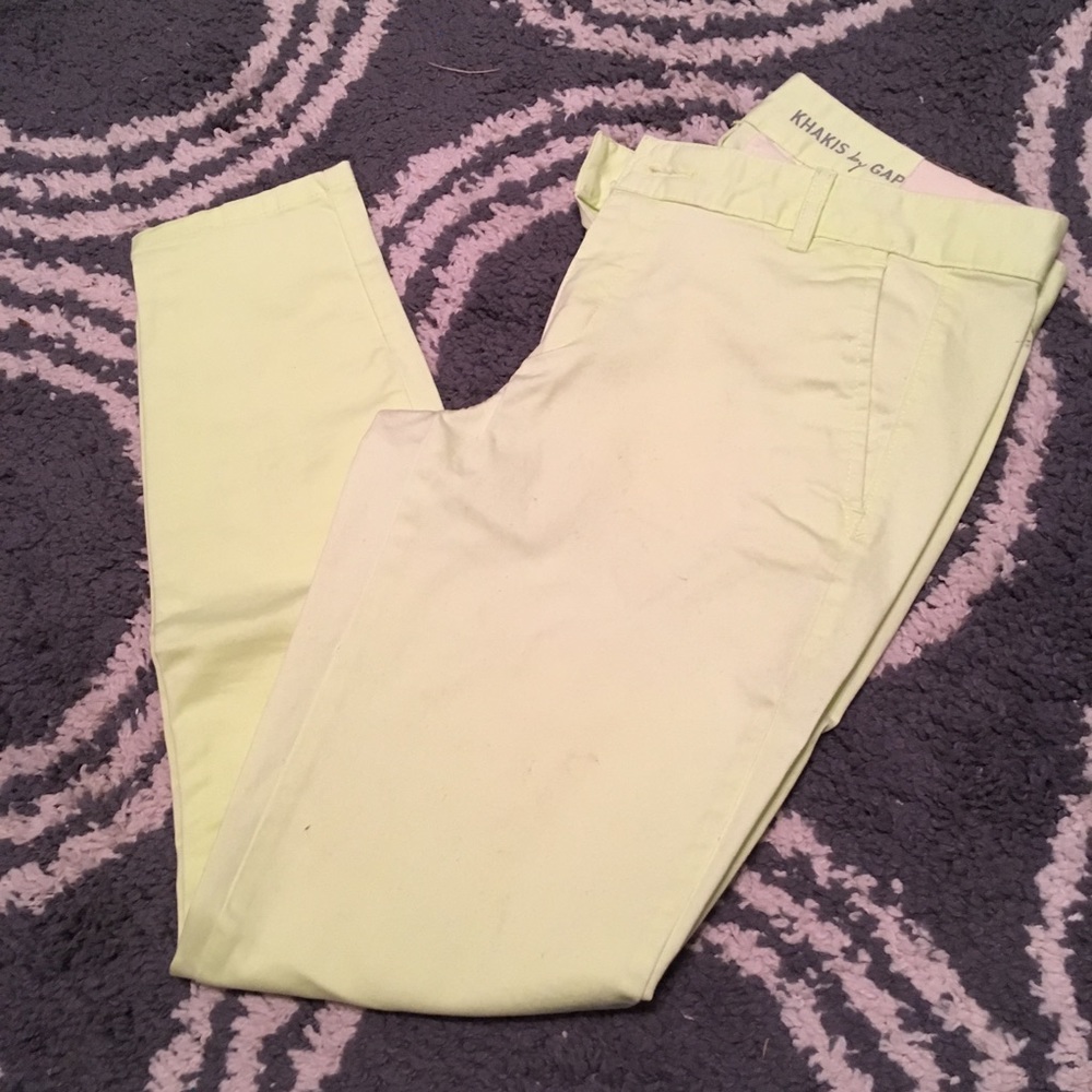 GAP skinny mini khakis