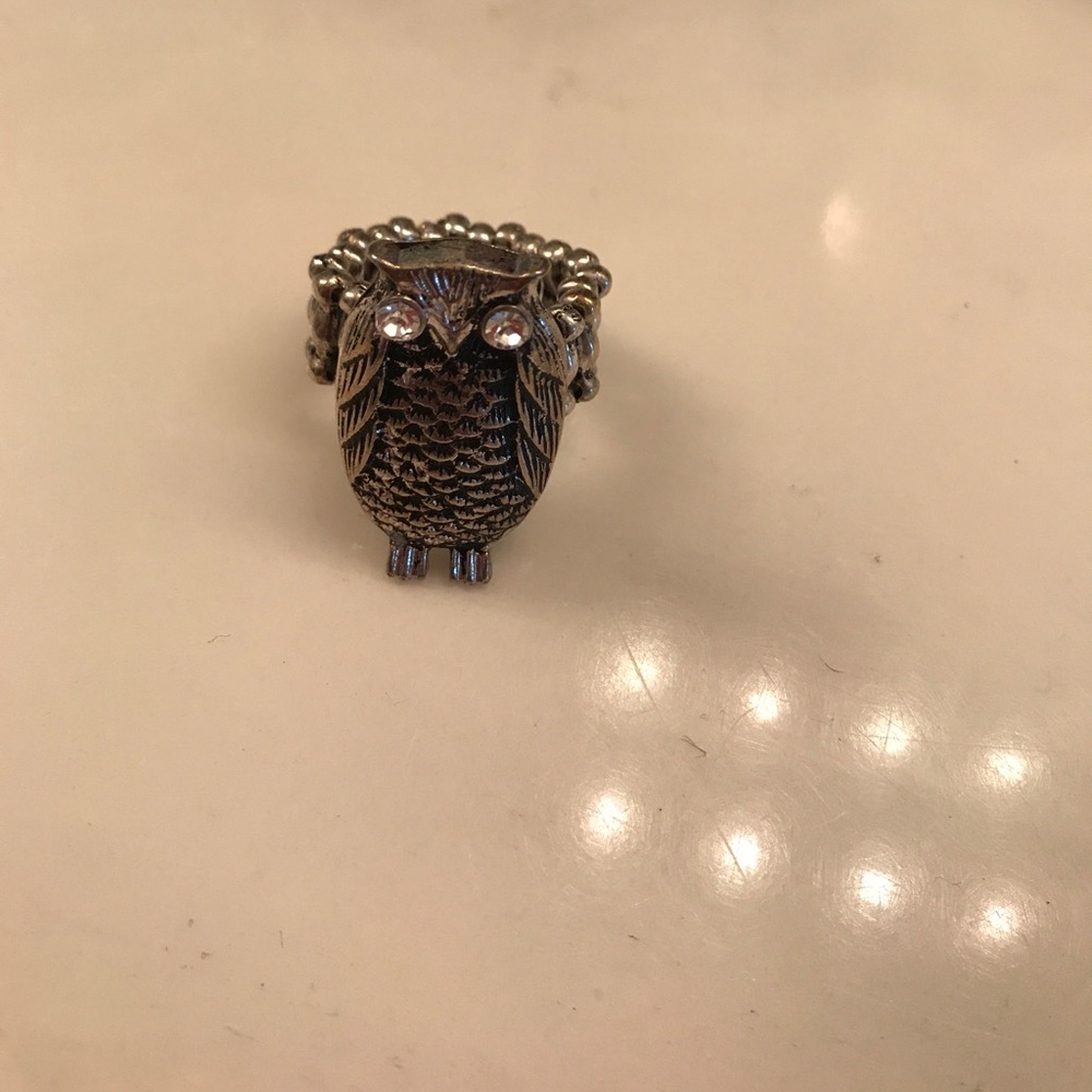 Owl stretchy ring