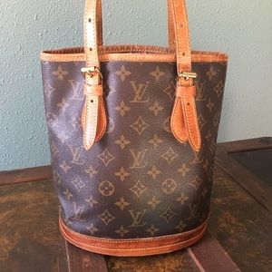 💯Authentic Louis Vuitton Monogram PM Bucket Bag