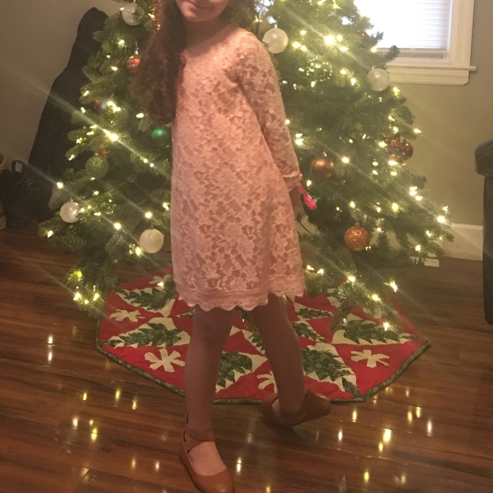 Lace sheath dress