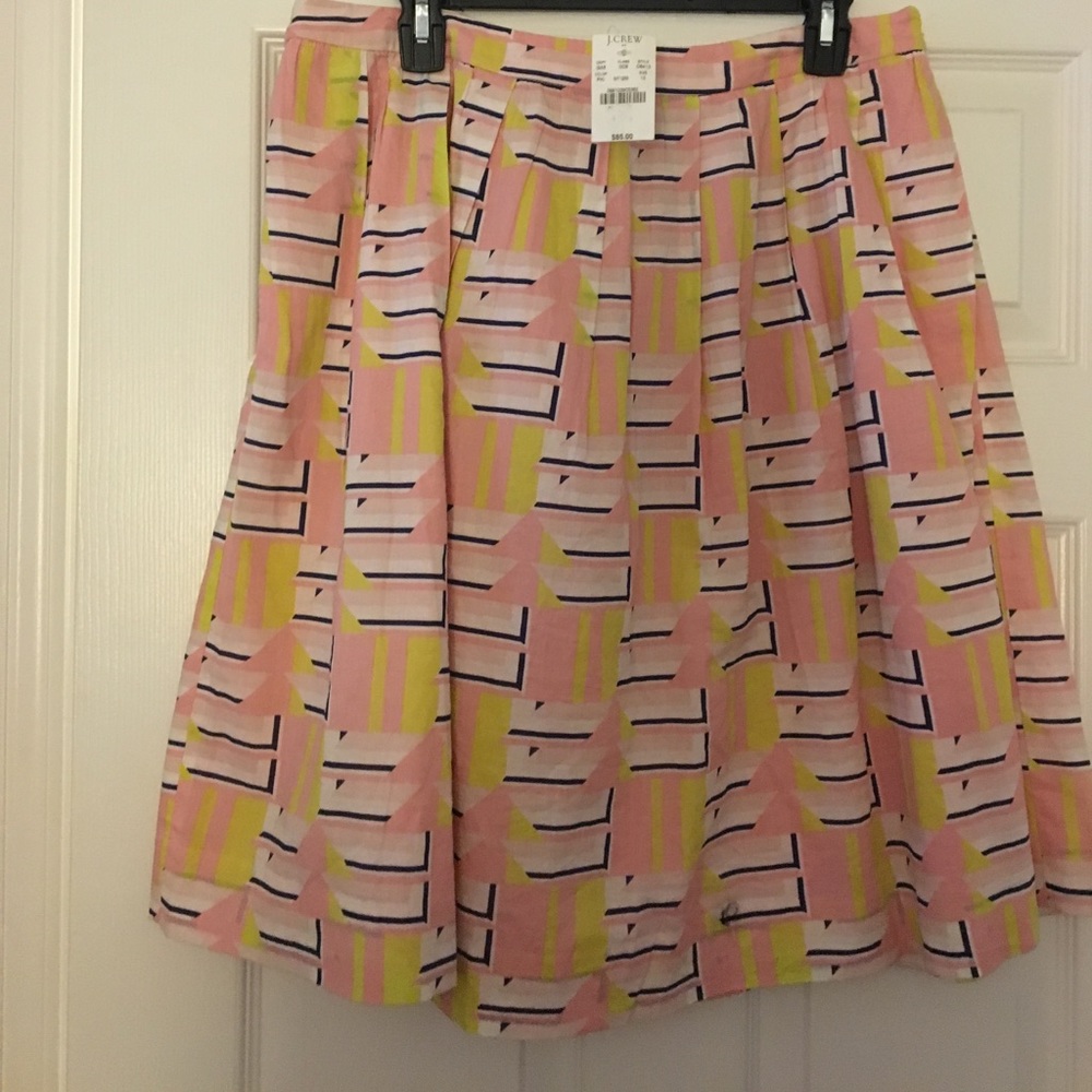 J.Crew a-line skirt. NWT
