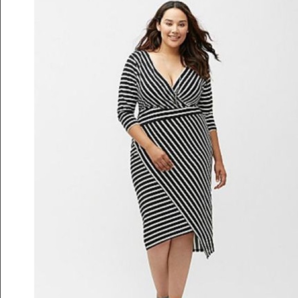 Faux Wrap Dress