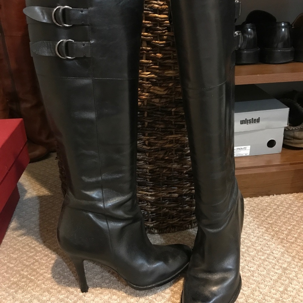 Cole Haan gently used tall leather boot