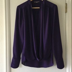 Lined and layered blouse