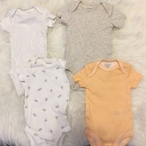 Four Newborn Onesies