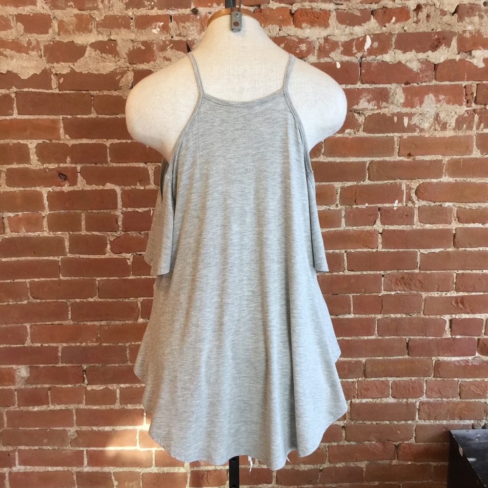 NWT cold shoulder deep v top! - Picture 6 of 8