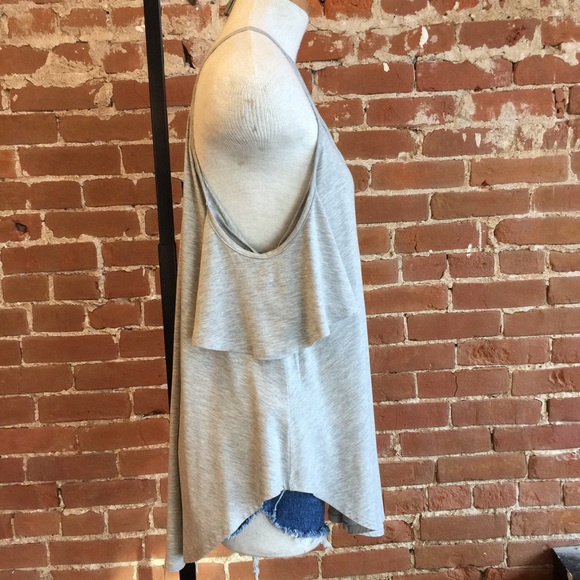 NWT cold shoulder deep v top! - Picture 5 of 8