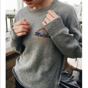 BRANDYMELVILLELOCALS ONLY MALIBU CROPPED SWEATER
