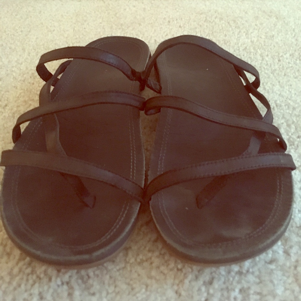 Chacos Size 9 Black Leather Sandals
