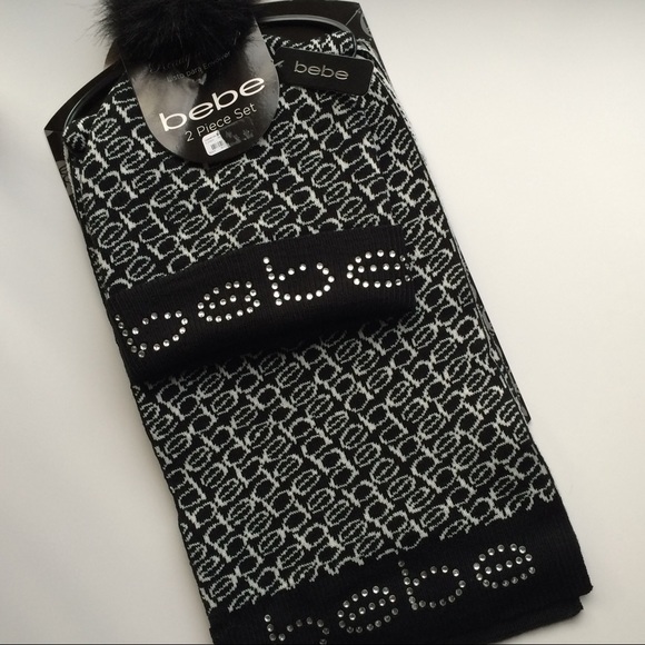 Bebe hat and scarf set Clearance