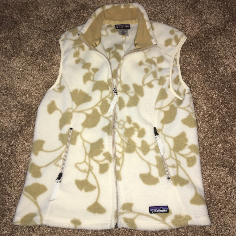 Patagonia cream vest