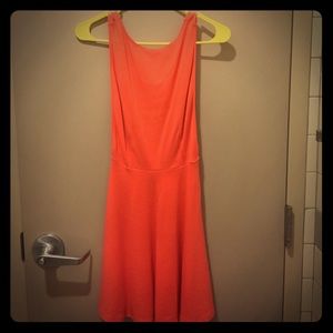 Pointe sleeveless skater dress