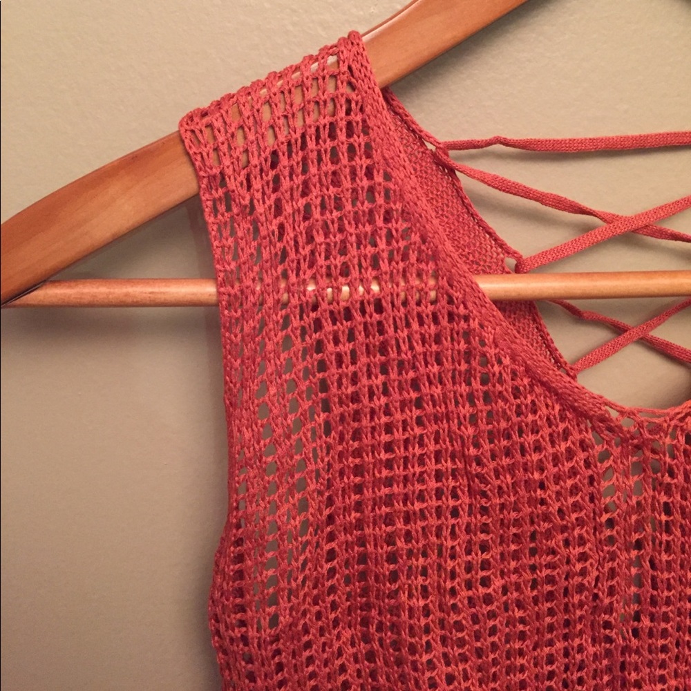 Cropped Net Top - Picture 2 of 4