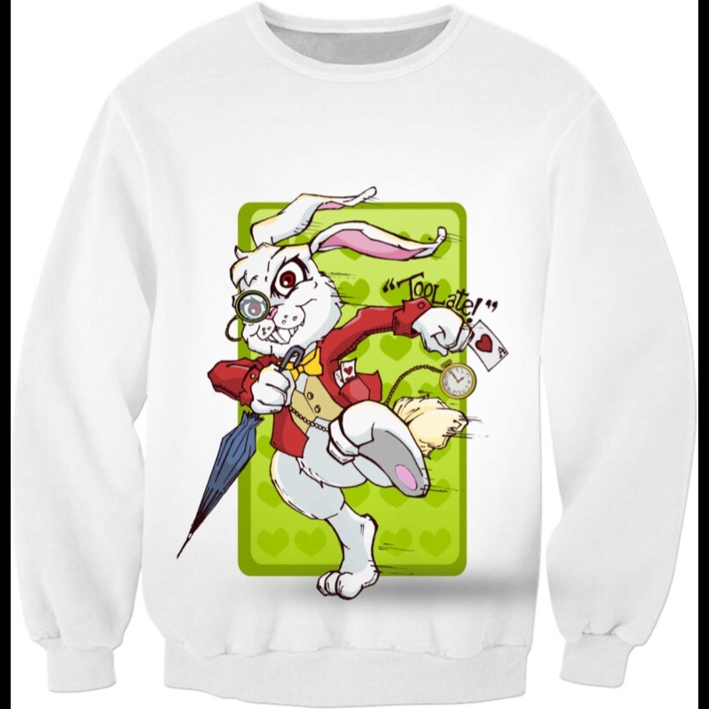 Original White Rabbit Art Apparel by Care Label