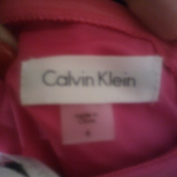 💕BRAND NEW💕Calvin Klein Pink One Shoulder Dress - Picture 4 of 4