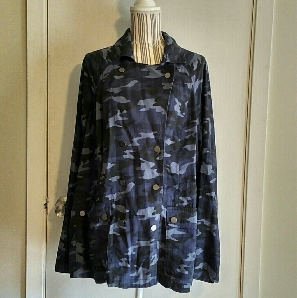Cute blue camo jacket