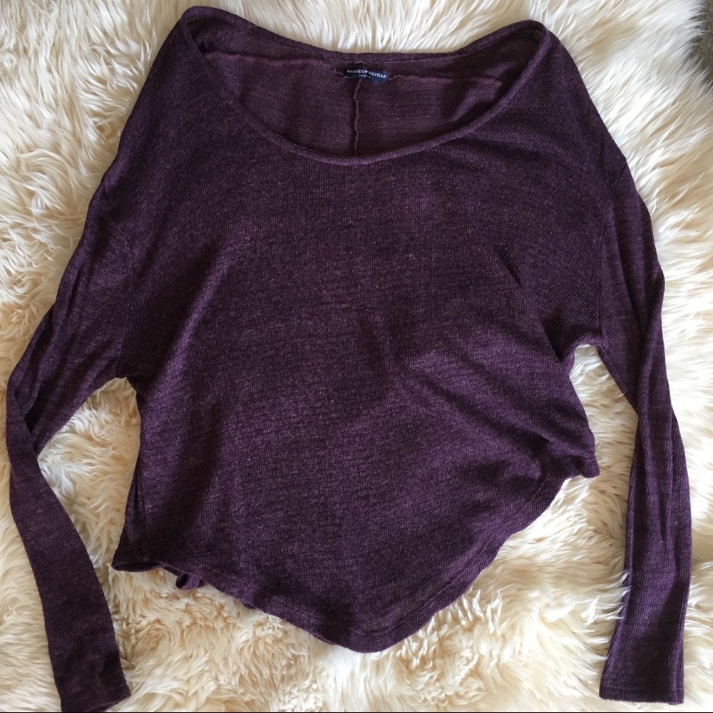 Brandy Melville wine colored sweater