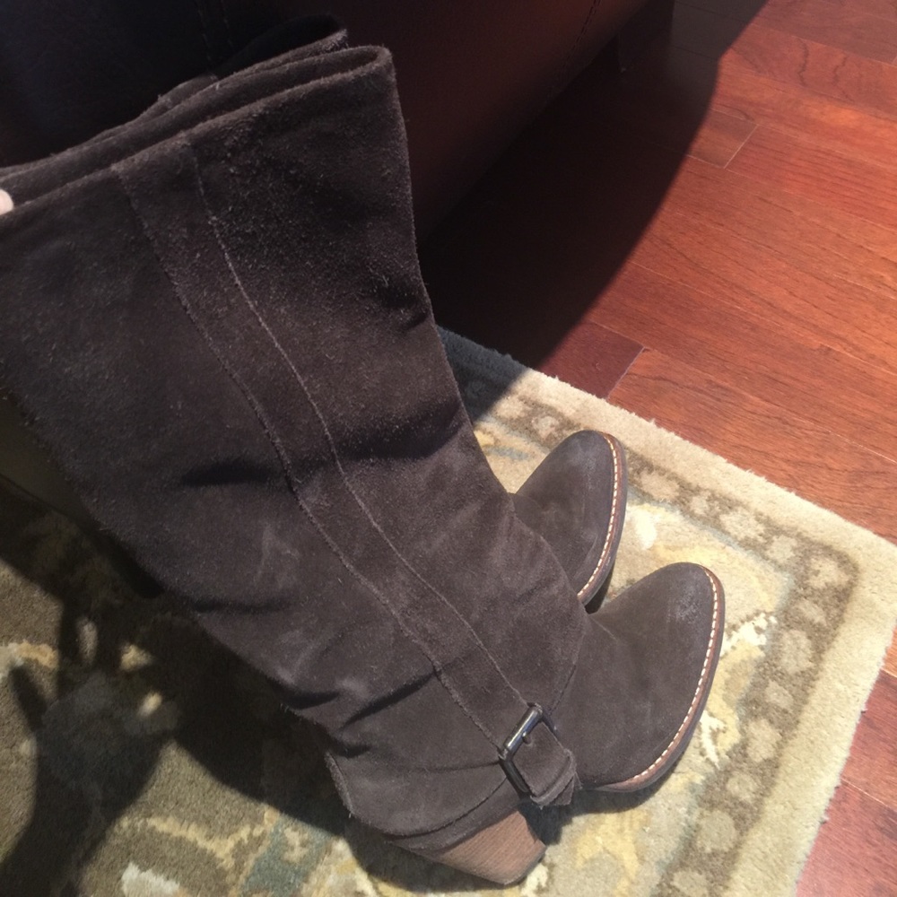 Stetson suede boots 7-2/1 size