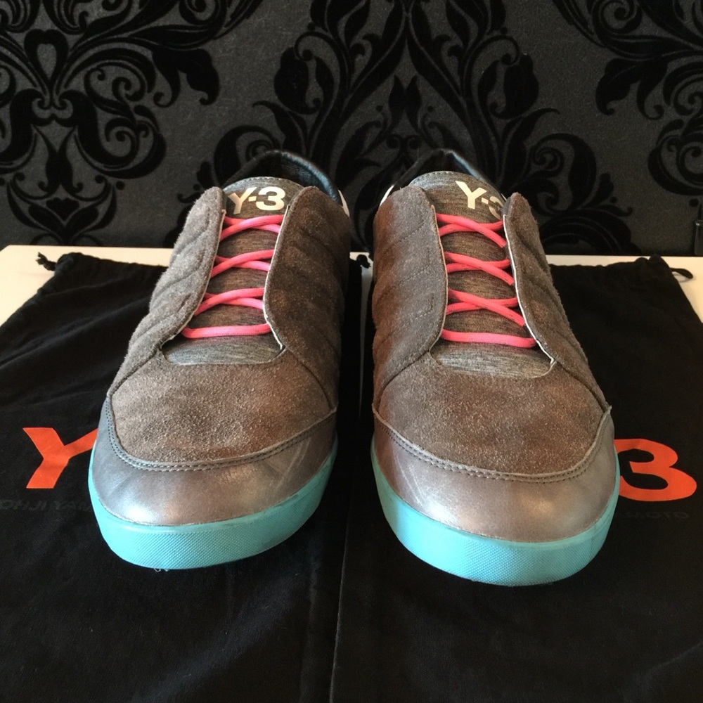Y-3 x Adidas Suede Leather low top sneakers US11