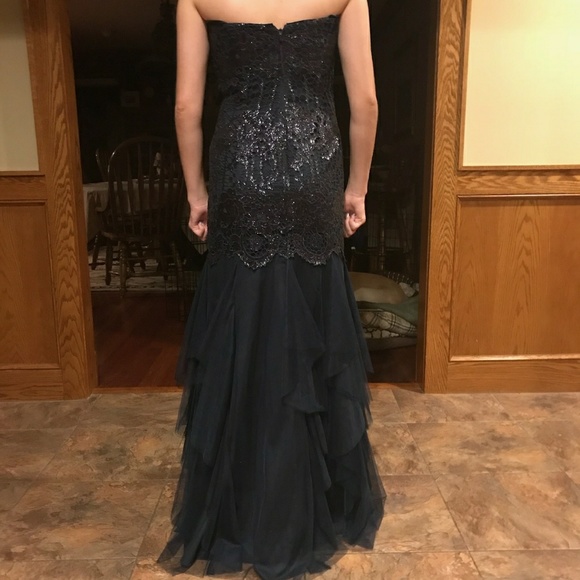 💕Brand New💕Aidan Mattox Strapless Mermaid Gown💕 - Picture 2 of 4