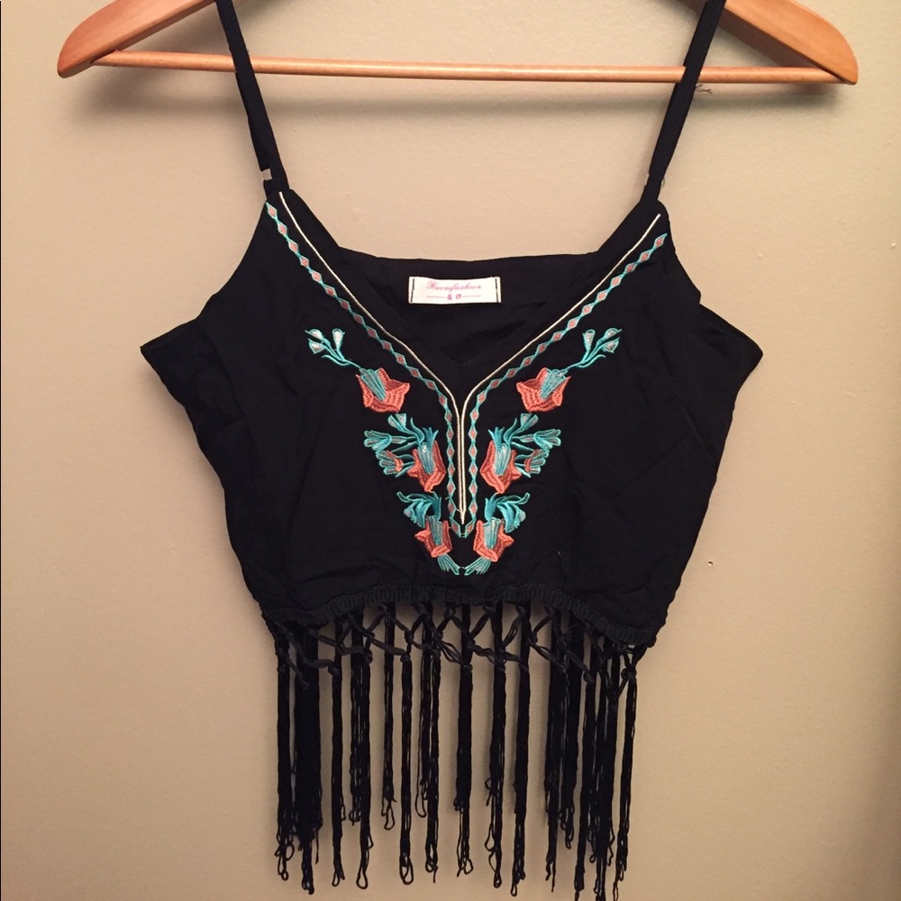 Black Crop Top