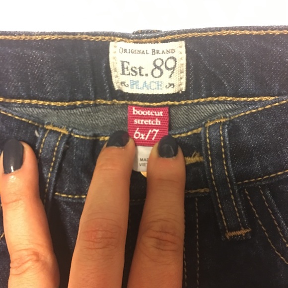 Stretch denim “The Children’s Place” size 6x/7 - Picture 5 of 6