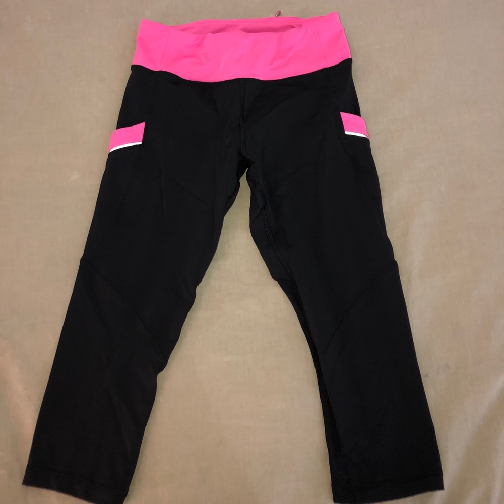 Pink/Black Lululemon pants