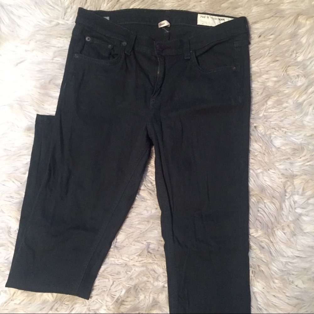 Rag & Bone Hunter Green Skinny Jeans