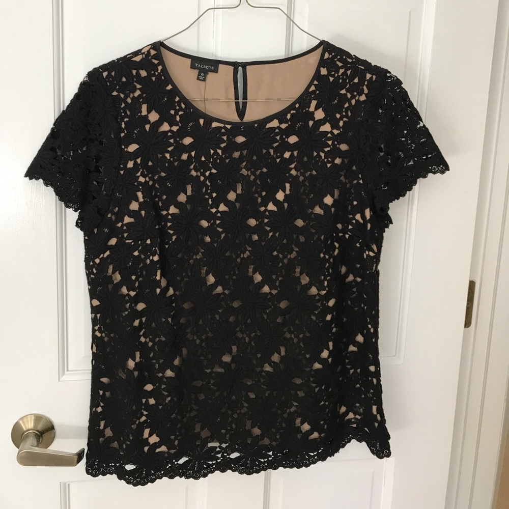 Talbots Lace Top