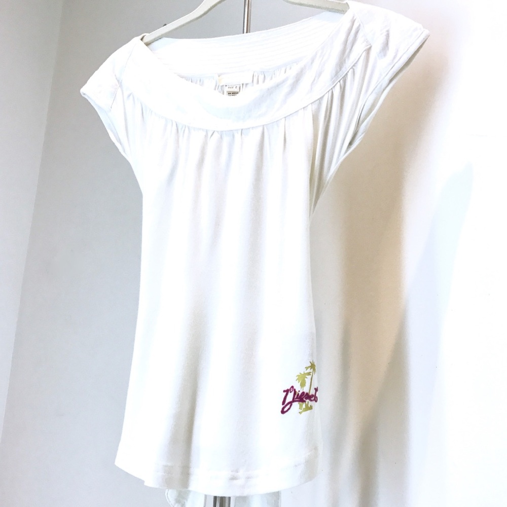 Diesel White Short-Sleeve Top