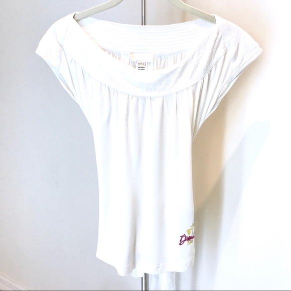 Diesel White Short-Sleeve Top - Picture 2 of 7