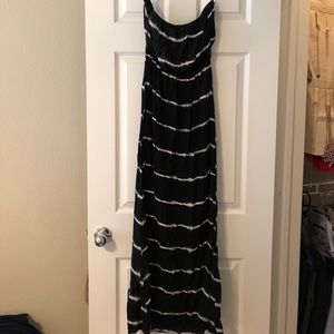 Strapless Stripe Maxi