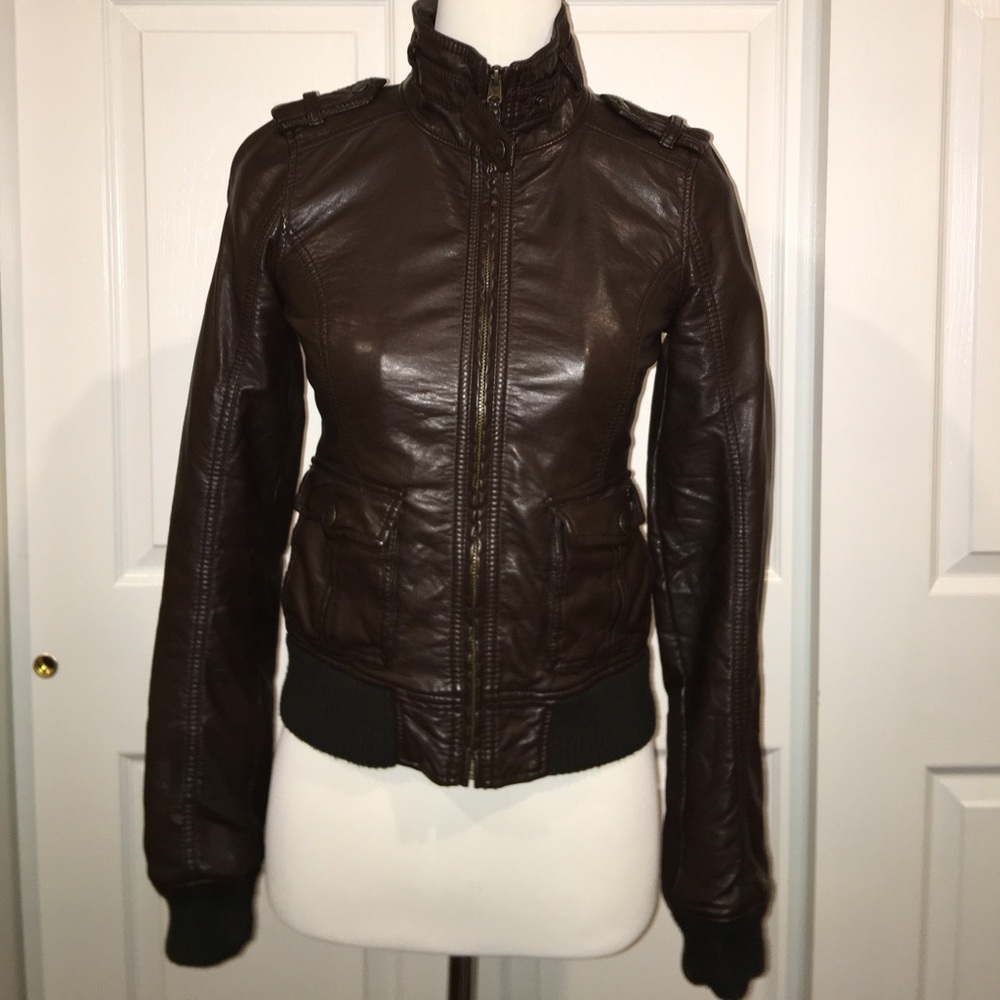 Brown Bomber jacket