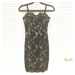Black Lace Cocktail Dress