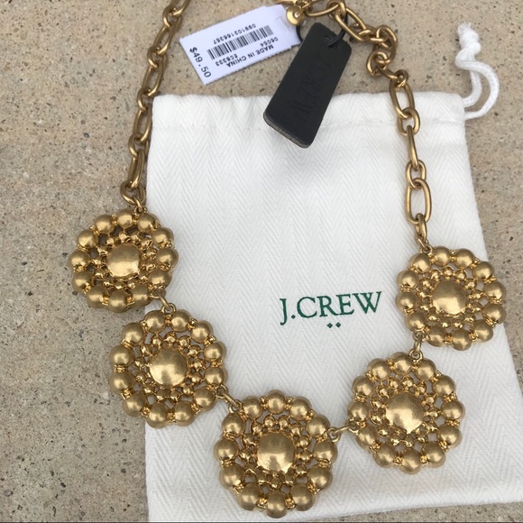 SALE🥳J.Crew circle statement necklace - Picture 4 of 5