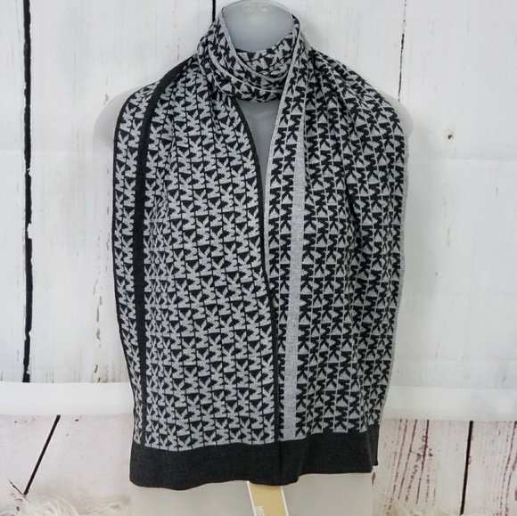 MICHAEL KORS SCARF GRAY- LIGHT GRAY - Picture 2 of 4