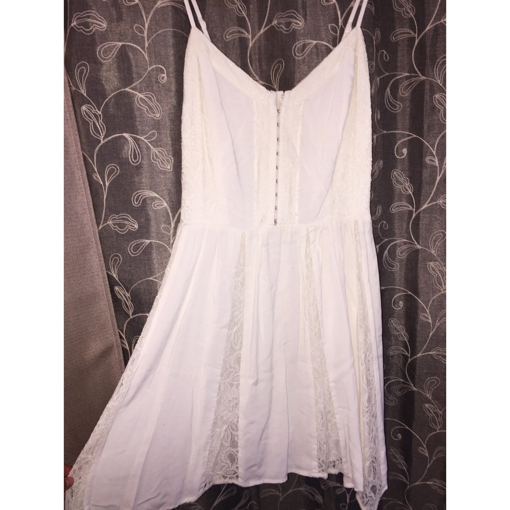 White boho dress