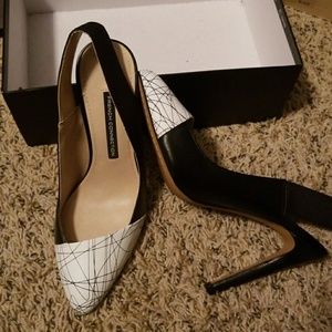 8.5 French connection slingbacks new