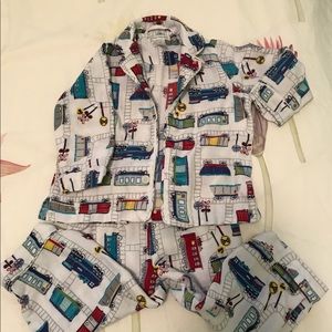 Boy Train Pajamas