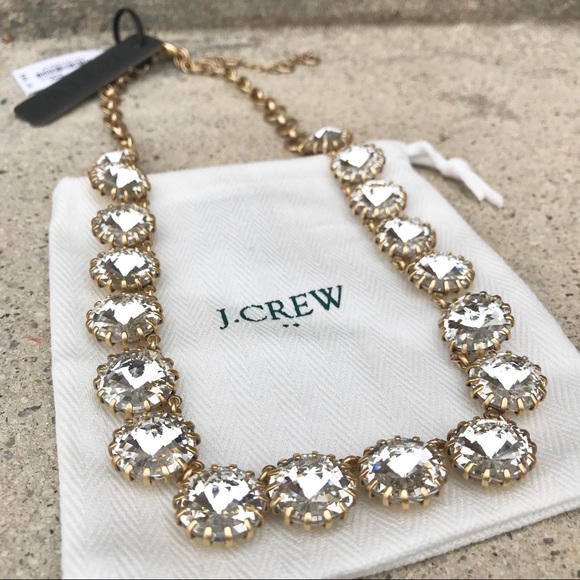 J. Crew Chrystal statement necklace - Picture 2 of 7
