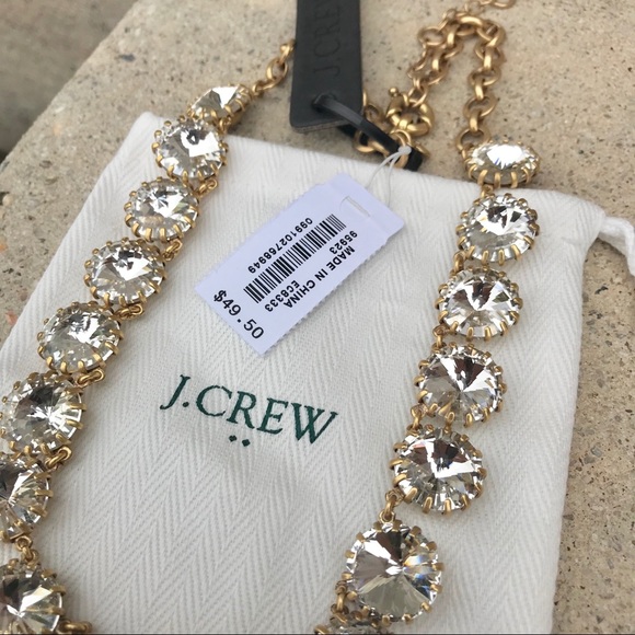 J. Crew Chrystal statement necklace - Picture 4 of 7