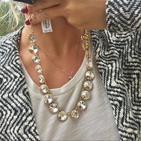 J. Crew Chrystal statement necklace - Picture 7 of 7