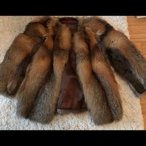 Vintage light red fox jacket - amazing condition!