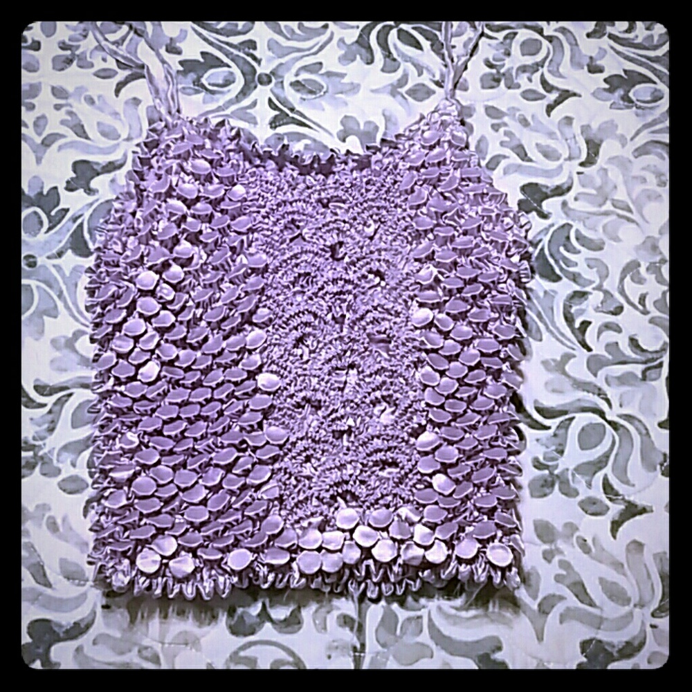 Lavender scrunch top.