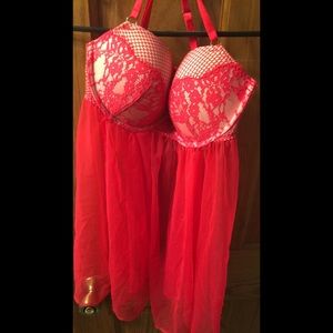 Pink Victoria's Secret Lingerie